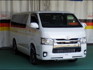 TOYOTA�@�n�C�G�[�X200�n�@5�^�@�i���[�@�K�\�����ԁ@�Ɂ@RECARO�i���J���j�@SR-7F�@����@�A�h�o���X�G�f�B�V�����@�u���[�@�A�[�����X�g�t���^�C�v�@����