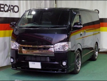 TOYOTA�@�n�C�G�[�X�@�Ɂ@RECARO�i���J���j�@SR-7F�@Lassic�@BK�@����