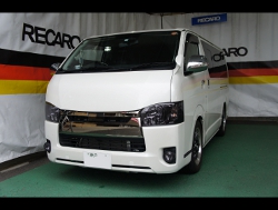RECARO�i���J���V�[�g�j�@TOYOTA�@�n�C�G�[�X200�n�@�Ɂ@RECARO�i���J���j�@SR-7F�@GK100�@BK/BK�@����