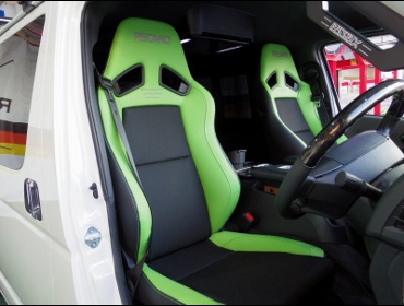 TOYOTA�@�n�C�G�[�[�X�@5�^�@�i���[�@�f�B�[�[���@�Ɂ@RECARO�i���J���j�@SR-7F�@���V�b�N�@����@�O���[���@�~���E�@����