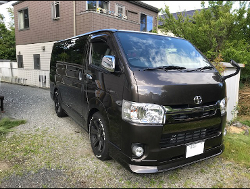 TOYOTA�@�n�C�G�[�X�@5�^�@�f�B�[�[���@�i���[�@�Ɂ@RECARO�i���J���j�@SR-7F�@KK100�@BK�@�~���E�@����