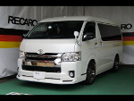 TOYOTA�@�n�C�G�[�X�@200�n�@�Ɂ@RECARO�i���J���j�@SR-7F�@GK100�@BK/�u���[�@�A�[�����X�g�t���@�~���E�@����