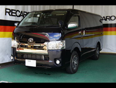 TOYOTA�@�n�C�G�[�X�i2018�N�j�@�Ɂ@RECARO�i���J���j�@SR-7F�@GK100�@BK/SIL�@A/R�^�C�v�@����