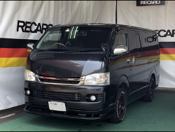 TOYOTA�@�n�C�G�[�X�@200�n�i2007�N�j�@�Ɂ@RECARO�i���J���j�@SR-7F�@KK100�@BK�@����