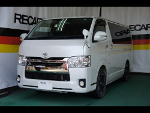 TOYOTA�@�n�C�G�[�X�@4�^�@�Ɂ@RECARO�i���J���j�@SR-7F�@KK100�@BK�@�A�[�����X�g�t���@����