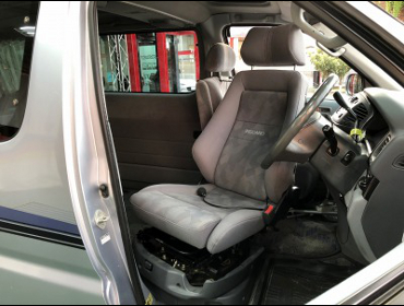 TOYOTA�@�n�C�G�[�X���W�A�X�@KCH40H�i1997�N�j�@�Ɂ@RECARO�i���J���j�@�G���S���hMV�@�O���C�@����