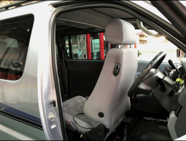 TOYOTA�@�n�C�G�[�X���W�A�X�@KCH40H�i1997�N�j�@�Ɂ@RECARO�i���J���j�@�G���S���hMV�@�O���C�@����