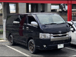 TOYOTA�@�n�C�G�[�X4�^�@�K�\�����ԁ@�W���{�f�B�i2017�N8���j�@�Ɂ@RECARO�i���J���j�@SR-7F�@GK100�@BK/BK�@A/R�@����