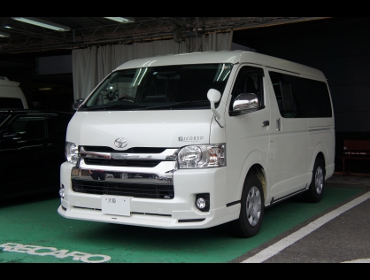 TOYOTA�@�n�C�G�[�X�@TRH219W���i2018�N�j�@�Ɂ@RECARO�i���J���j�@LX-F�@IL110H�@BK�@�A�[�����X�g�t���@�~���E�@����