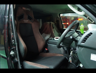 TOYOTA�@���W�A�X�G�[�X�@�Ɂ@RECARO�i���J���j�@SR-7F�@GU100H�@�u���E���@����