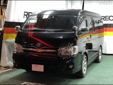 TOYOTA�@�n�C�G�[�X�@200�n�@�Ɂ@RECARO�i���J���j�@SR-7F�@GK100�@BK/BK�@�V�[�g�q�[�^�[�t���@����