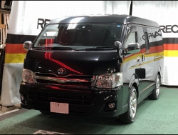 TOYOTA�@�n�C�G�[�X�@200�n�@�Ɂ@RECARO�i���J���j�@SR-7F�@GK100�@BK/BK�@�V�[�g�q�[�^�[�t���@����