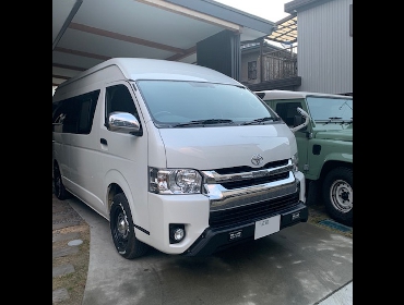 TOYOTA�@�n�C�G�[�X�@�Ɂ@RECARO�i���J���j�@�G���S���hD�@BK�@�V�[�g�q�[�^�[�t���@����