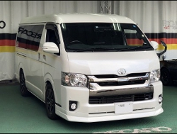 TOYOTA�@�n�C�G�[�X�@200�n�@�Ɂ@RECARO�i���J���j�@SR-7F�@KK100�@BK�@�V�[�g�q�[�^�[�@���@�A�[�����X�g�t���@�~���E�@����