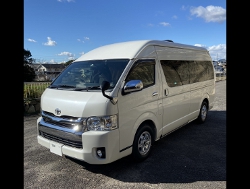 TOYOTA�@�n�C�G�[�X�@���C�h�{�f�B�@4�^�@�K�\�����ԁi2016�N�j�@�Ɂ@RECARO�i���J���j�@SR-7F�@KK100�@BK�@�~���E�@����