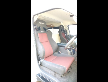 TOYOTA�@�n�C�G�[�X���S���@4�^�L�����s���O�J�[�@�Ɂ@RECARO�i���J���j�@SR-7F�@GK100�@BK/RED�@A/R�@�~���E�@����