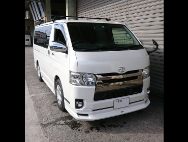 TOYOTA�@�n�C�G�[�X�@200�n�@�Ɂ@RECARO�i���J���j�@SR-7F�@GK100�@BK/RED�@A/R�@����