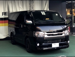 TOYOTA�@�n�C�G�[�X�@5�^�@�Ɂ@RECARO�i���J���j�@SR-7�@GU100�@BK�@����