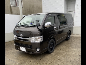 TOYOTA�@�n�C�G�[�X�@200�n�@�Ɂ@RECARO�i���J���j�@SR-7F�@GU100�@�u���E���@����