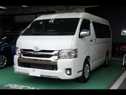 TOYOTA�@�n�C�G�[�X�@�Ɂ@RECARO�i���J���j�@SR-7F�@GK100�@BK/SIL�@�A�[�����X�g�t���@�~���E�@����