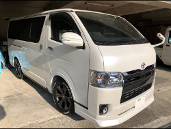 TOYOTA�@�n�C�G�[�X�@�Ɂ@RECARO�i���J���j�@SR-7F�@GK100�@BK/SIL�@����