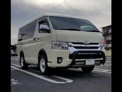 TOYOTA�@�n�C�G�[�X�@�X�[�p�[GL���C�h�@�Ɂ@RECARO�i���J���j�@SR-7F�@GU100H�@�u���E���@�V�[�g�q�[�^�[�t���@����