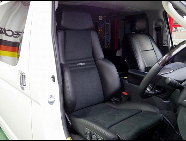 TOYOTA�@�n�C�G�[�X�i2018�N�j�@�Ɂ@RECARO�i���J���j�@�I���\�y�hDL220HV�@����
