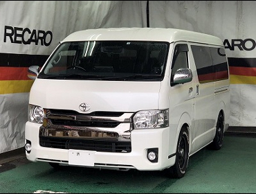 TOYOTA�@�n�C�G�[�X�@200�n�i2017�N�j�@�Ɂ@RECARO�i���J���j�@SR-7�@GK100�@BK/BK�@����