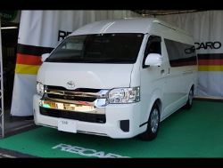 TOYOTA�@�n�C�G�[�X�@�Ɂ@RECARO�i���J���j�@SR-7F�@GU100H�@�u���E���@�V�[�g�q�[�^�[�t���@�A�[�����X�g�t���@�~���E�@����