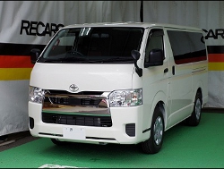 TOYOTA�@�n�C�G�[�X�@6�^�i2020�N�j�@�Ɂ@RECARO�i���J���j�@SR-7F�@GK100�@BK/RED�@����