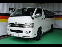 TOYOTA�@�n�C�G�[�X�@�Ɂ@RECARO�i���J���j�@SR-7F�@GK100�@BK/SIL�@�A�[�����X�g�t���@�~���E�@����