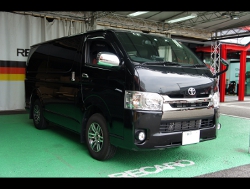 TOYOTA�@�n�C�G�[�X�@5�^�@�Ɂ@RECARO�i���J���j�@SR-7F�@GK100 BK/RED�@����