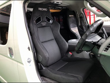 TOYOTA�@���W�A�X�G�[�X�i2008�N�j�@�Ɂ@RECARO�i���J���j�@SR-7F�@GU100H�@BK�@A/R�@�V�[�g�q�[�^�[�t���@����