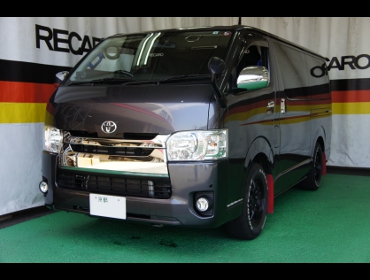 TOYOTA�@�n�C�G�[�X�@4�^�@�Ɂ@RECARO�i���J���j�@SR-7F�@KK100�@BK�@�~���E�@����