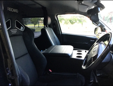 TOYOTA�@�n�C�G�[�X���C�h�@4�^�@�K�\�����@�Ɂ@RECARO�i���J���j�@SR-7F�@GU100�@BK�@�A�[�����X�g�t���@����