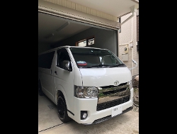 TOYOTA�@�n�C�G�[�X�@5�^�@�K�\�����ԁi2018�N�j�@�Ɂ@RECARO�i���J���j�@SR-7F�@GK100�@BK/BK�@����