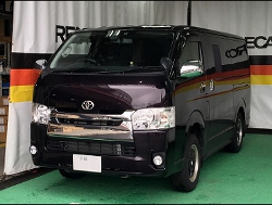 TOYOTA�@�n�C�G�[�X�i2019�N�j�@�Ɂ@RECARO�i���J���j�@SR-7F�@GU100H�@BK�@�V�[�g�q�[�^�[�t���@����