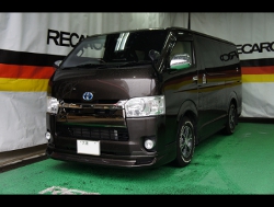 TOYOTA�@�n�C�G�[�X�@GDH206V�i2019�N�j�@�Ɂ@RECARO�i���J���j�@SR-7F�@KK100�@BK�@A/R�@���ʃV���[�g���H�@����