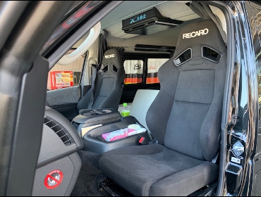 TOYOTA�@�n�C�G�[�X���C�h�i2019�N�j�@�Ɂ@RECARO�i���J���j�@SR-7F�@KK100�@BK�@�A�[�����X�g�t���@�~���E�@����