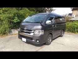 TOYOTA�@�n�C�G�[�X�@�X�[�p�[GL�@���C�h�@TRH216K�i2016�N�j�@�Ɂ@RECARO�i���J���j�@SR-7F�@KK100�@BK�@�~���E�@����