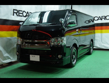 TOYOTA�@�n�C�G�[�X5�^�i2018�N�j�@�Ɂ@RECARO�i���J���j�@�I���\�y�hAN220HV�@BK�@����