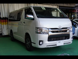 TOYOTA�@�n�C�G�[�X�@�Ɂ@RECARO�i���J���j�@SR-7F�@GK100�@BK/BK�@�~���E�@����