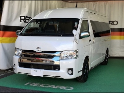 TOYOTA�@�n�C�G�[�X�@5�^�i2018�N�j�@�Ɂ@RECARO�i���J���j�@LX-F�@IN110�@BK�@�V�[�g�q�[�^�[�t���@���@�A�[�����X�g�t���@����