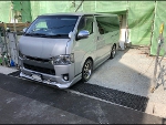 TOYOTA�@�n�C�G�[�X�@5�^�@GDH206V�@�Ɂ@RECARO�i���J���j�@SR-7�@GU100�@�u���E���@���@SR-7F�@GU100�@�u���E���@����