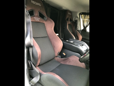 TOYOTA�@�n�C�G�[�X�@5�^�@GDH206V�@�Ɂ@RECARO�i���J���j�@SR-7�@GU100�@�u���E���@���@SR-7F�@GU100�@�u���E���@����