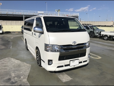 TOYOTA�@�n�C�G�[�X4�^�@�X�[�p�[GL�@�W���{�f�B�@�Ɂ@RECARO�i���J���j�@SR-7F�@GK100�@BK/BK�@�A�[�����X�g�t���@�~���E�@����