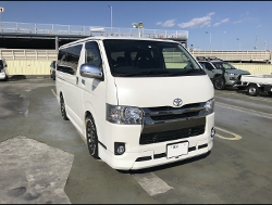 TOYOTA�@�n�C�G�[�X4�^�@�X�[�p�[GL�@�W���{�f�B�@�Ɂ@RECARO�i���J���j�@SR-7F�@GK100�@BK/BK�@�A�[�����X�g�t���@�~���E�@����