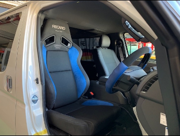 TOYOTA�@�n�C�G�[�X�@GDH206V�i2020�N�j�@�Ɂ@RECARO�i���J���j�@SR-7F�@����@�A�h�o���X�G�f�B�V�����@�u���[�@����