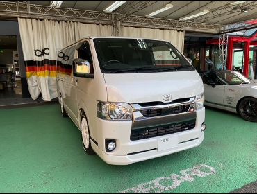 TOYOTA�@�n�C�G�[�X�i2021�N�j�@�Ɂ@RECARO�i���J���j�@SR-7F�@GK100�@BK/RED�@A/R�@����