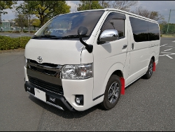 TOYOTA�@�n�C�G�[�X�@GDH201�@�W���{�f�B�@�Ɂ@RECARO�i���J���j�@SR-7F�@GU100�@BK�@����